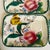 Rustic European Vintage Italian Hand-Painted Floral Snack Plates With Cup Rests - Set of 8 For Sale - Image 3 of 13