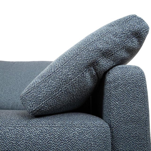 Two-Seater Sofa in Blue Fabric from COR For Sale - Image 5 of 11