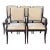 Klismos Ebony and Mahogany Neoclassical Dining Chairs -Set of 5 For Sale