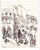 Drawing by English artist Ivy Attwell (1895-1985). Attwell traveled extensively all over the world and recorded her...