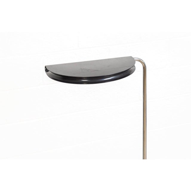 Mid 20th Century Mid Century Modern Mezzaluna Black Floor Lamp by Bruno Gecchelin For Sale In Detroit - Image 6 of 9