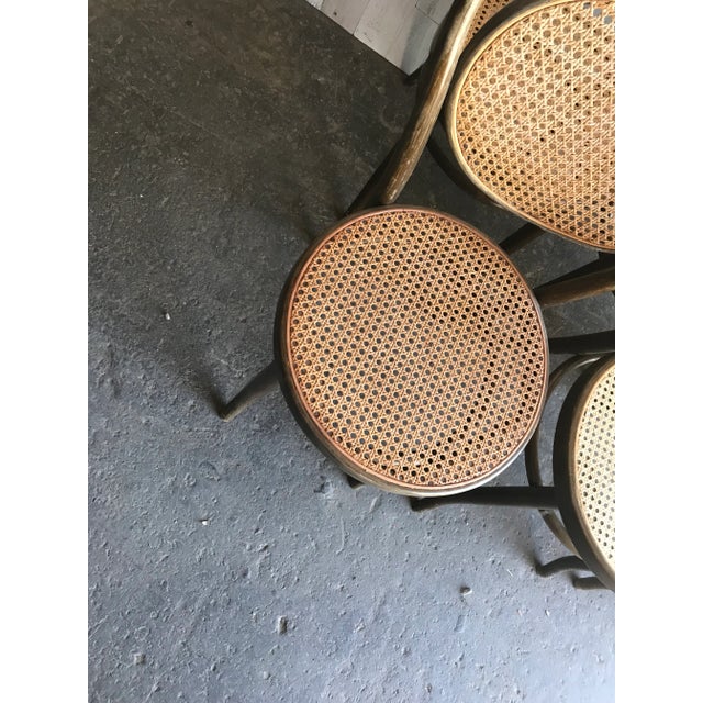 Dining Chairs in Wood Cane, Germany, 1960s, Set of 6 For Sale - Image 4 of 9