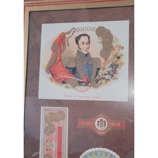Early 20thc Cuban Tobacco Cloths/Labels Memorabilia For Sale - Image 9 of 11