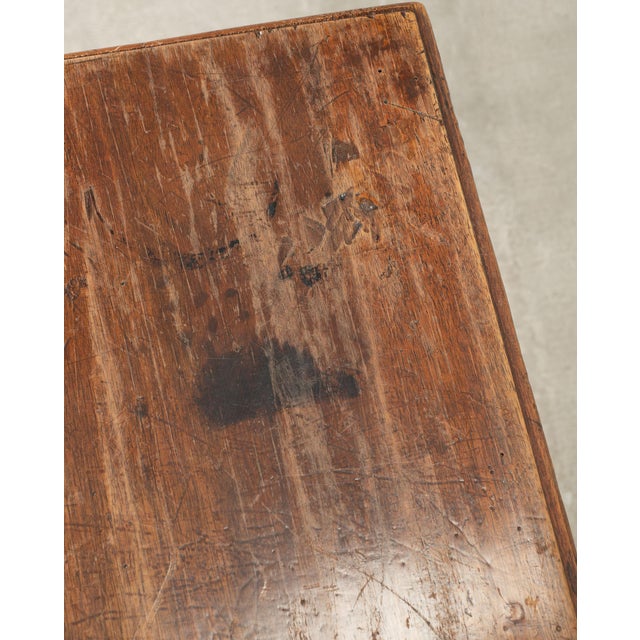 18th Century Country French Provincial Walnut Writing Desk For Sale - Image 15 of 18