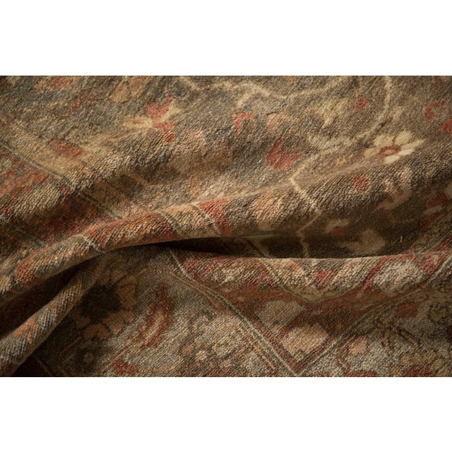 1920s Antique Mahal Carpet - 6'4" x 9'2" For Sale - Image 5 of 12