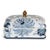The blue adaptation of a classic Indian chintz resembles linen printed fabric with exotic floral and fauna. Catherine of...
