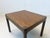 Vintage Square Side Table in Oak, 1970s For Sale - Image 6 of 8