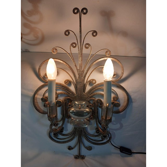 Wall Lamps attributed to Banci Ference, 1950s, Set of 2 For Sale - Image 6 of 16