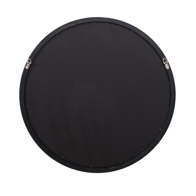 2020s Varsha Round Oversized Beaded Mirror in Glossy White For Sale - Image 5 of 9