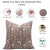 Fabdvine Handmade Block Printed Cushion Cover 24x24 Inch Thick Cotton White-Kundanvan For Sale - Image 4 of 4