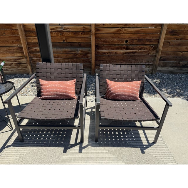 Brown Jordan Set of 4 Brown Jordan Outdoor Chairs For Sale - Image 4 of 5
