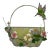 Mid 20th Century Italian Tole Wall Pocket-Basket With Hummingbirds. For Sale