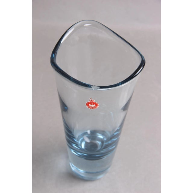 Glass Vase by Per Lütken for Holmegaard, 1960s For Sale - Image 3 of 7