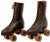 American Original Pair of Authentic Vintage Mid 1900s American Women's Roller Skates - for Decoration For Sale - Image 3 of 12