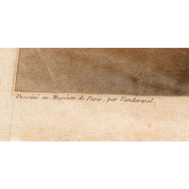 Early 19th Century Early 19th Century "Heads of Two Apostles" Old Master Print After Raphael, Framed For Sale - Image 5 of 7