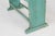 Small Industrial Mint-Colored Rack with 4 Shelves, Belgium, 1920s For Sale - Image 9 of 13