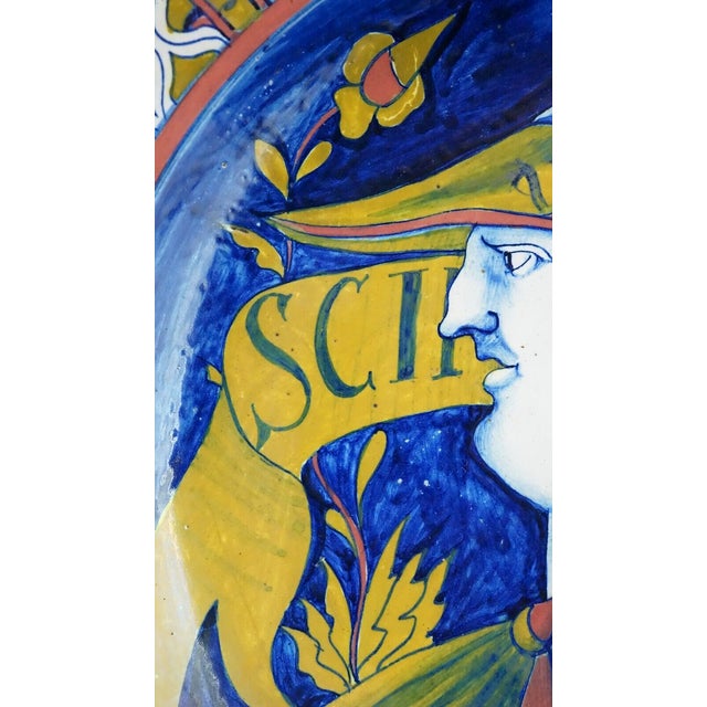 Antique Italian Lustreware Plate, 1800s For Sale - Image 12 of 18