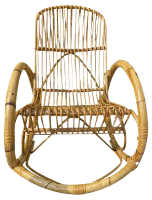 Rocking Armchair Attributed to Franco Albini, 1950s