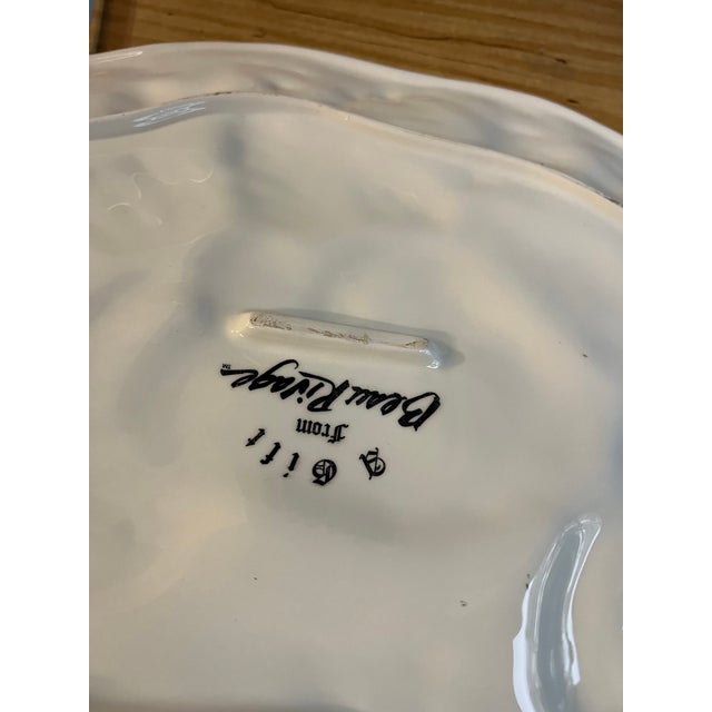 1970s Large Turkey Platter Ceramic Serving Dish For Sale - Image 9 of 11