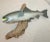 This vintage handmade sculpture by EG features a beautifully sculpted fish mount, perfect for any art lover or fishing...