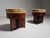 Set of Art Deco Walnut and Floral-Printed Fabric Stools, Italy, 1930s For Sale - Image 12 of 12