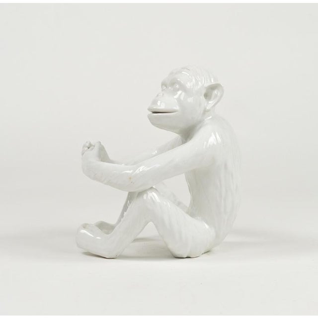 Mid-Century Monkey Candleholders in Ceramic attributed to Vivai Del Sud, Italy, 1970s, Set of 2 For Sale - Image 10 of 16