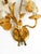 Gold-Plated and Hand-Painted Florentine Wall Lamp with Two Sockets, 1960s For Sale - Image 12 of 18