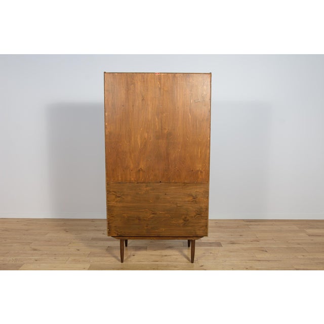 Mid-Century Teak Shelf with Pull-Out Top, Denmark, 1960s For Sale - Image 4 of 18
