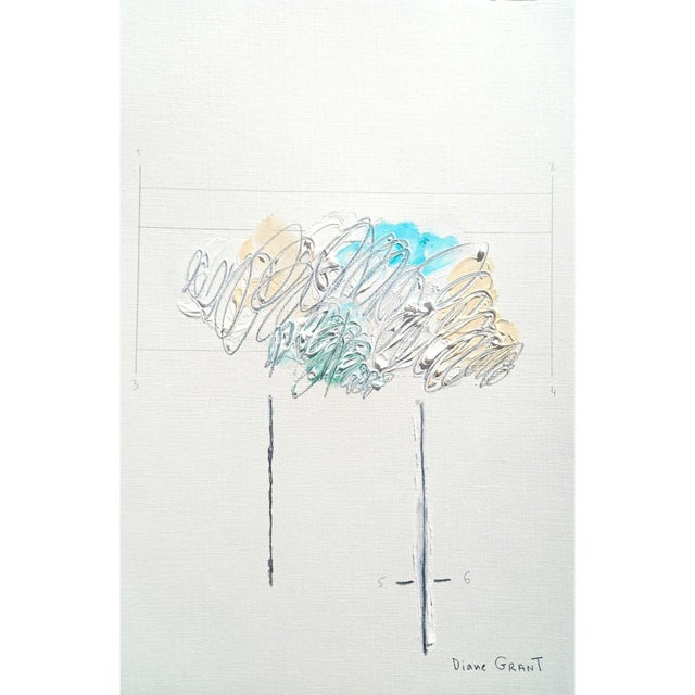 Set of 3 - Organic Modern Minimalist Flower Studies | Botanical Paintings | Herbarium Wall Art | Unframed For Sale - Image 4 of 7