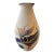 Mexican Ceramic Vase With Bird Motif For Sale