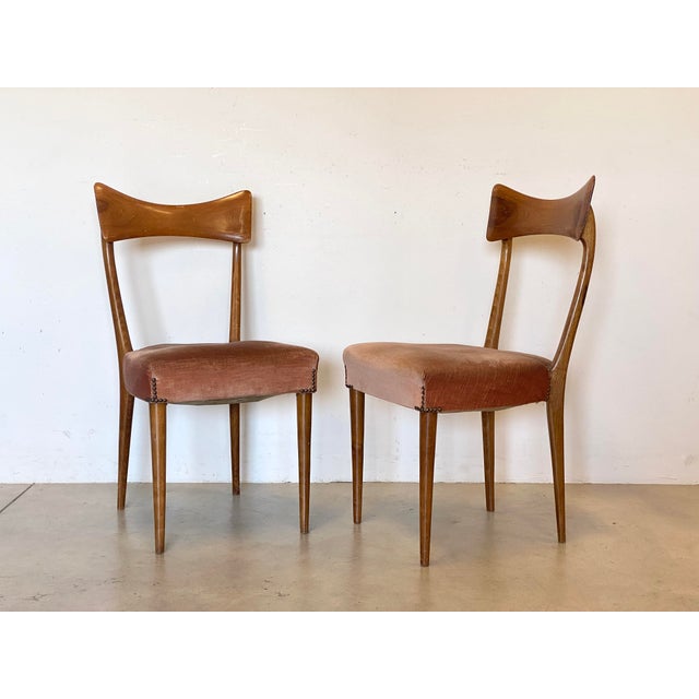 Mid-Century Modern Beech Wood Chairs, 1960s, Set of 2 For Sale - Image 3 of 13