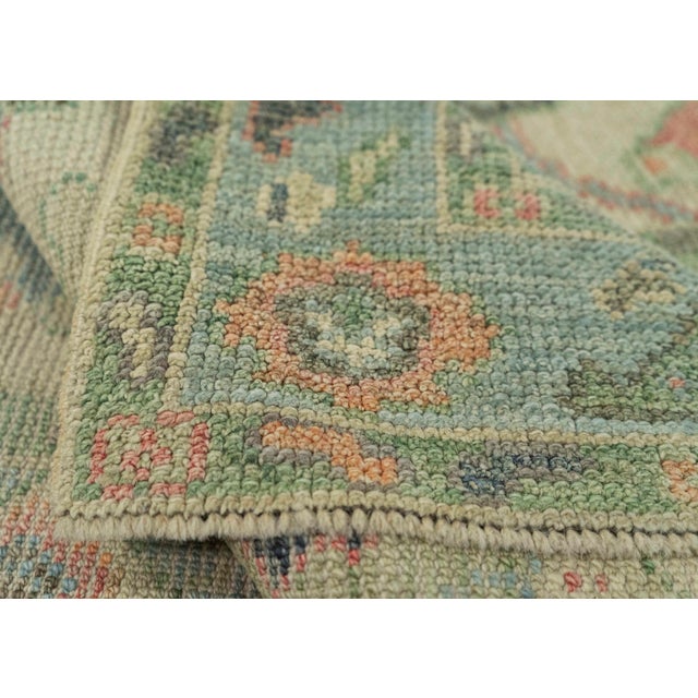 Turkish Oushak Rug 2'3" x 6'1" #20202 For Sale In Houston - Image 6 of 8