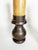 20th Century Brown Wooden Candlesticks, France, Set of 2 For Sale - Image 10 of 11