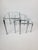 Vintage Chrome Side Tables, 1970s, Set of 3, in Good conditions. Designed 1980 to 1989
