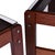 Pair of Percival Lafer Low Profile Rosewood and Smoked Glass Side Tables or Platform Bed Nightstands For Sale - Image 6 of 10