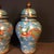 1900 - 1909 Pair of Monumental Chinese Cloisonné "Dragon & Phoenix" Covered Ginger Jars - 14.3 LBS For Sale - Image 5 of 9