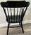 Vintage C. 1969 S. Bent & Bros. Collegiate Black Windsor Style Arm Chair For Sale - Image 4 of 12