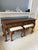 Queen Anne Queen Anne Console Table With Two Stools Set of 3 For Sale - Image 3 of 9
