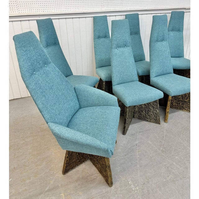 This listing is for a set of eight Mid-Century Modern Adrian Pearsall High Back Goop Dining Chairs. Featuring a high back...
