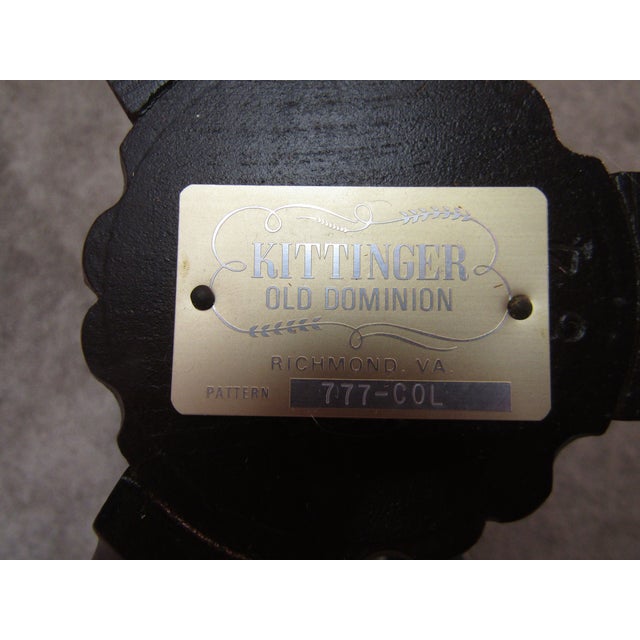 Wood Kittinger Old Dominion Solid Mahogany Tilt Top Lamp Table For Sale - Image 7 of 7