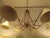 Mid-Century Modern Bespoke Six-Light Brass and Tole Fixture in the Mid-Century Manner For Sale - Image 3 of 7