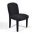 Set of six terrific dining chairs with a clean post-modern design that works well with most styles– from mid-century...