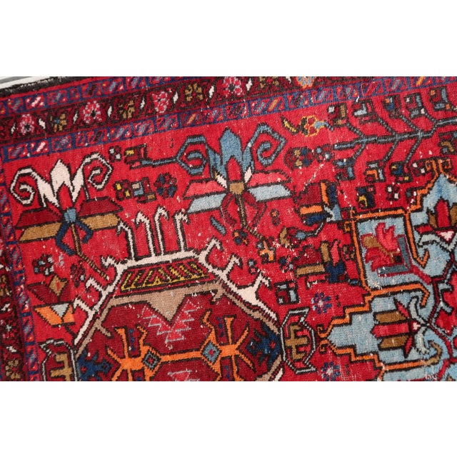 Persian 1920s, Handmade Antique Persian Karajeh Rug 2.9' X 4.6' For Sale - Image 3 of 12