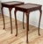 Vintage Bombay Company Scalloped Edge Queen Anne Style Side Table Pair For Sale In Kansas City - Image 6 of 12
