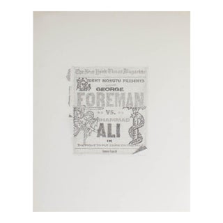 “One Fall #1” Graphite Drawing Signed by James Spencer Russell For Sale