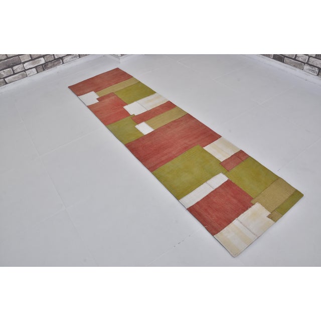 Textile Vintage Anatolian Kilim Runner For Sale - Image 7 of 10