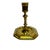 Queen Anne Single Diminutive Early 18th C. Queen Anne Octagonal English Brass Taperstick | Candlestick For Sale - Image 3 of 17