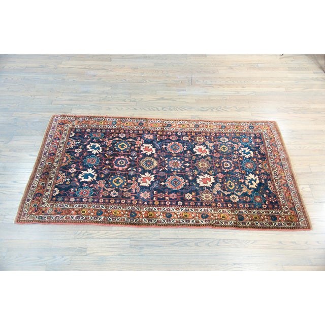 Tribal 19th Century Persian Kurdish Rug For Sale - Image 3 of 13