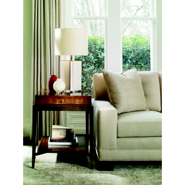 This piece is available only as shown, and will ship in 2-3 weeks. A chic piece from Century Furniture's Bridgeton...