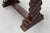 Dark Oak Coffee Table with Spiral‑Turned Trestle Legs, France, 1915 For Sale - Image 10 of 13